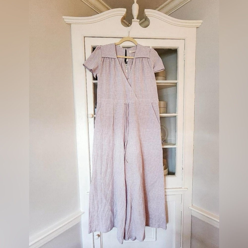 Christy Dawn Gingham Purple Jumpsuit / Romper